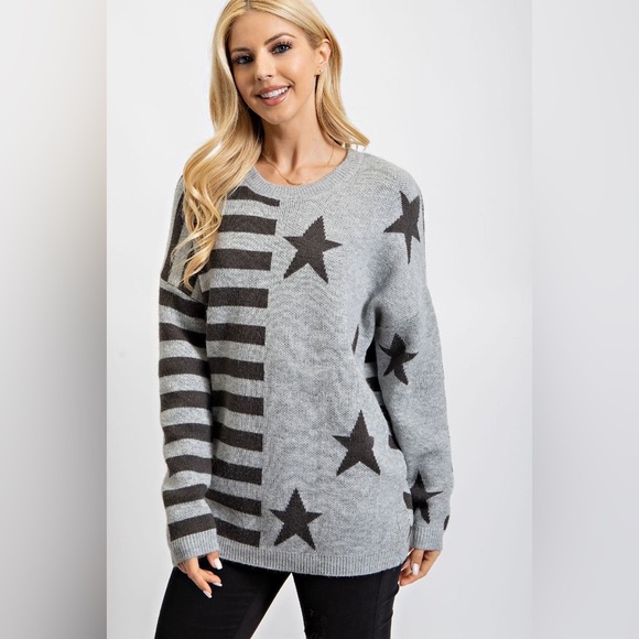 easel American Pride Flag Sweater - Picture 4 of 4